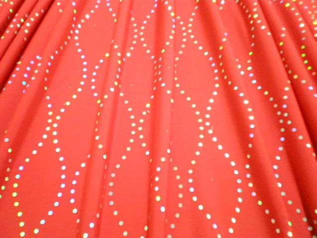 8.Red Silver Metallic Novelty